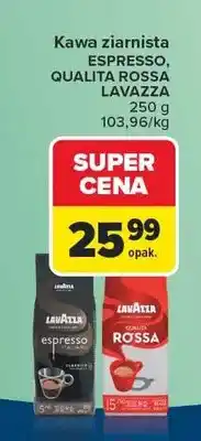 Carrefour Kawa ziarnista Lavazza Qualita Rossa oferta