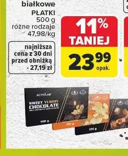 Carrefour Super śniadanie białkowe płatki Activlab oferta