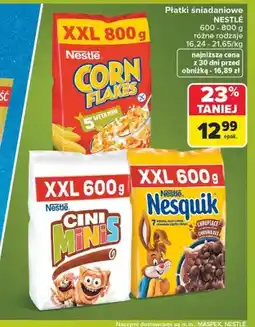 Carrefour Płatki śniadaniowe Nesquik Nestlé oferta