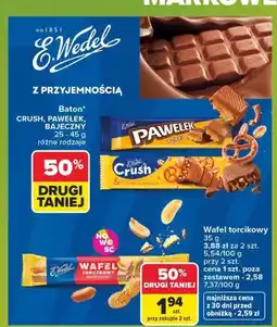 Carrefour Baton E.Wedel Crush oferta