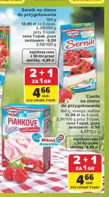 Carrefour Sernik na zimno do przygotowania Dr. Oetker oferta