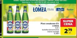 Carrefour Piwo bezalkoholowe Łomża Radler Grejpfrut oferta