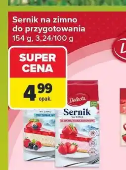 Carrefour Sernik na zimno do przygotowania Delecta oferta