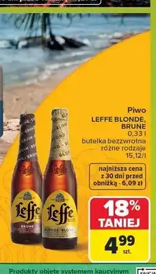 Carrefour Piwo Leffe Brune oferta