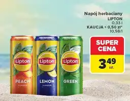Carrefour Napój herbaciany Lipton Peach oferta