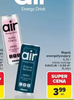 Carrefour Napój energetyzujący Oshee Air Kyoto Cherry oferta