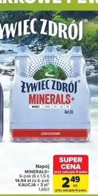 Carrefour Napój Żywiec Zdrój Minerals+ 6-pak oferta