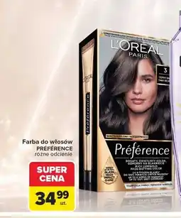 Carrefour Farba do włosów L'Oréal Paris Préférence oferta