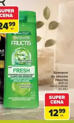 Carrefour Szampon do włosów Garnier Fructis Fresh oferta