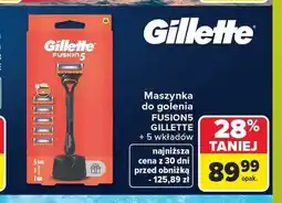Carrefour Maszynka do golenia Gillette Fusion5 oferta