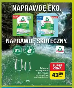 Carrefour Tabletki do zmywarki Frosch Sodowe oferta