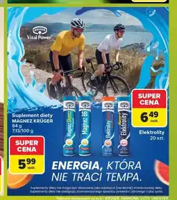 Carrefour Suplement diety Krüger Vital Power Magnez + Skurcz oferta