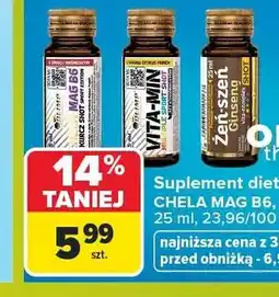 Carrefour Suplement diety Olimp Chela Mag B6 Shot oferta