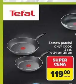 Carrefour Zestaw patelni Tefal Only Cook oferta