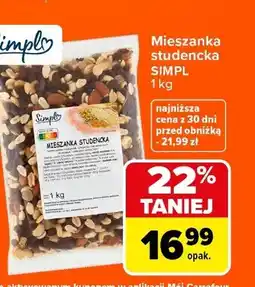 Carrefour Mieszanka studencka Simpl oferta