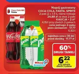 Carrefour Napój gazowany Coca-Cola 2-pak oferta