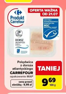 Carrefour Polędwica z dorsza atlantyckiego Carrefour oferta