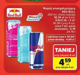 Carrefour Napój energetyzujący Red Bull Winter Edition mroźna wanilia oferta