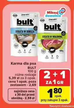 Carrefour Karma dla psa Bult bogata w wołowinę oferta