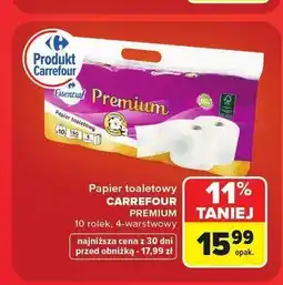 Carrefour Papier toaletowy Carrefour Premium 10-pak oferta