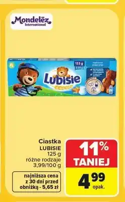 Carrefour Ciastka Lubisie nadzienie mleczne oferta