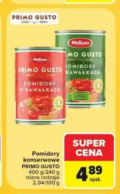 Carrefour Pomidory w kawałkach Primo Gusto oferta