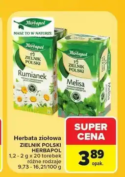 Carrefour Herbata ziołowa rumianek Herbapol Zielnik Polski oferta