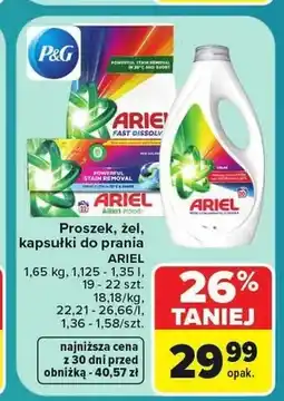 Carrefour Proszek do prania Ariel oferta