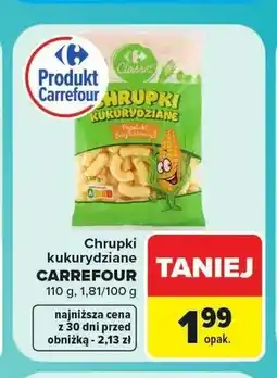 Carrefour Chrupki kukurydziane Carrefour Classic oferta