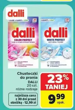 Carrefour Chusteczki do prania Dalli Color Protect oferta