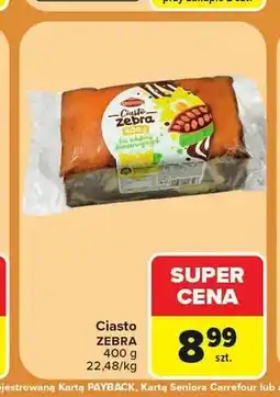 Carrefour Ciasto Zebra Oskroba oferta