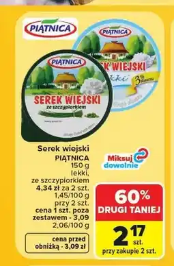 Carrefour Serek wiejski lekki Piątnica oferta