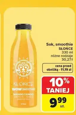 Carrefour Sok smoothie Mango Tango Słońce oferta