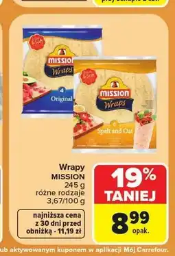 Carrefour Wrapy Original Mission oferta