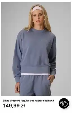 4F Bluza dresowa regular bez kaptura damska 4F oferta