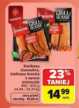 Carrefour Kiełbasa biesiadna Sokołów oferta