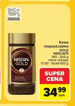 Carrefour Kawa rozpuszczalna Nescafé Gold oferta