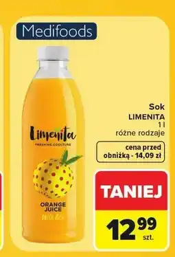 Carrefour Sok pomarańczowy Limenita oferta
