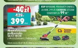 Biedronka Akumulatorowa podkaszarka Einhell oferta