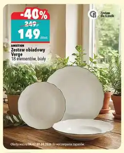 Biedronka Zestaw obiadowy Ambition Verge oferta