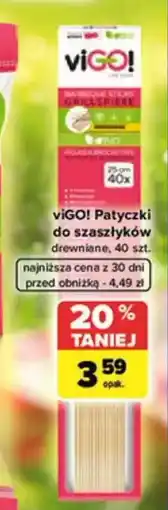 Carrefour viGO! Patyczki do szaszłyków oferta