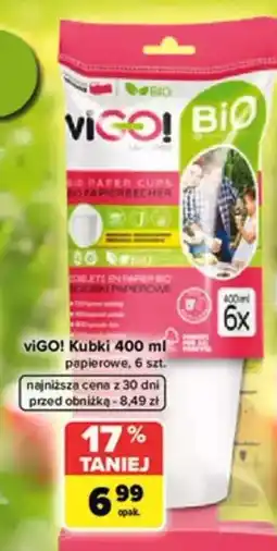 Carrefour viGO! Kubki 400 ml oferta