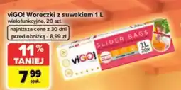 Carrefour viGO! Woreczki z suwakiem 1 L oferta