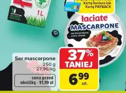 Carrefour ŁACIATE Mascarpone oferta