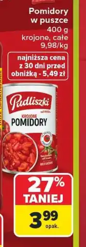 Carrefour Pudliszki Krojone Pomidory oferta