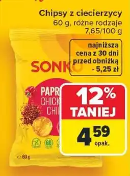 Carrefour Chipsy z ciecierzycy oferta