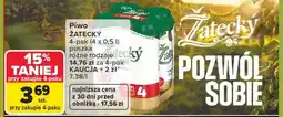 Carrefour Piwo ŽATECKÝ oferta