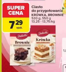 Carrefour Ciasto do przygotowania KRÓWKA, BROWNIE oferta