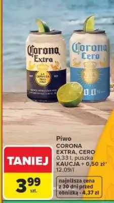 Carrefour Piwo CORONA EXTRA, CERO oferta