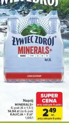 Carrefour Napój Minerals oferta